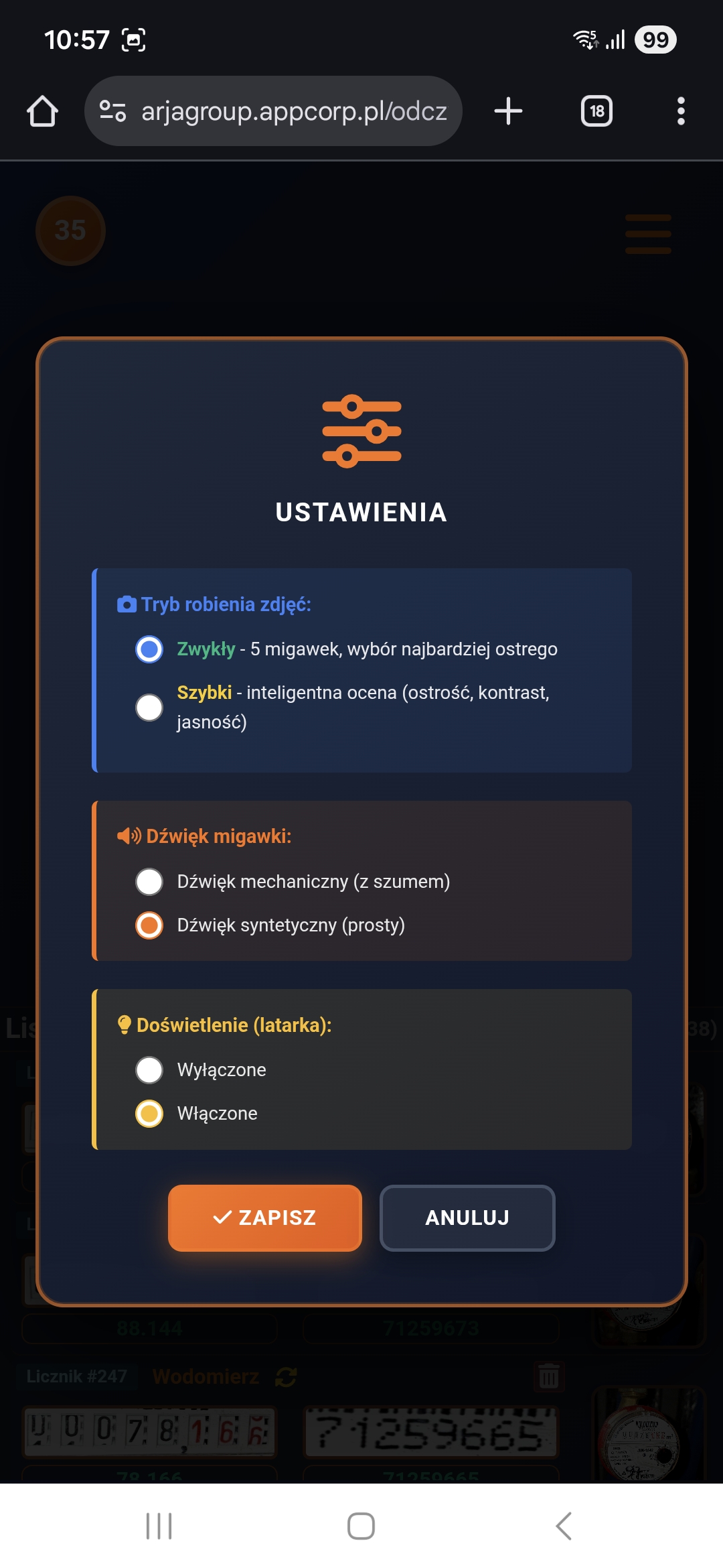 Ustawienia